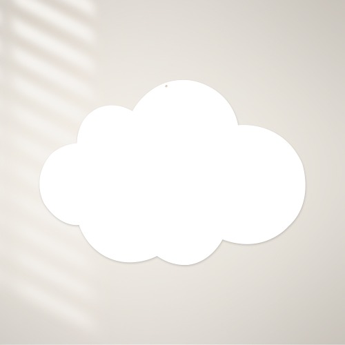 베스트칠판 스틸 메모 자석보드-구름(대)
