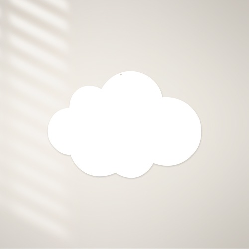 베스트칠판 스틸 메모 자석보드-구름(소)